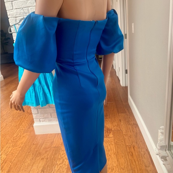 ASOS Strapless Royal Blue Dress - Picture 4 of 5